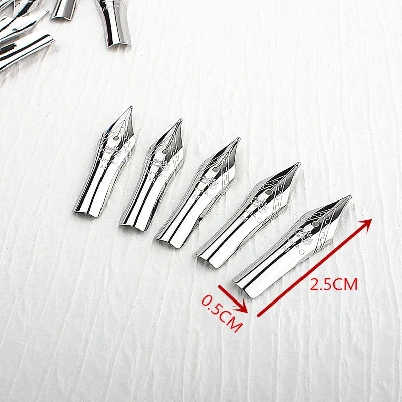 3pcs Jinhao Original Nib for Fountain Pens, EF /F /M, 0.38mm Tip Ink Pens Accessories 26 NIB Quake