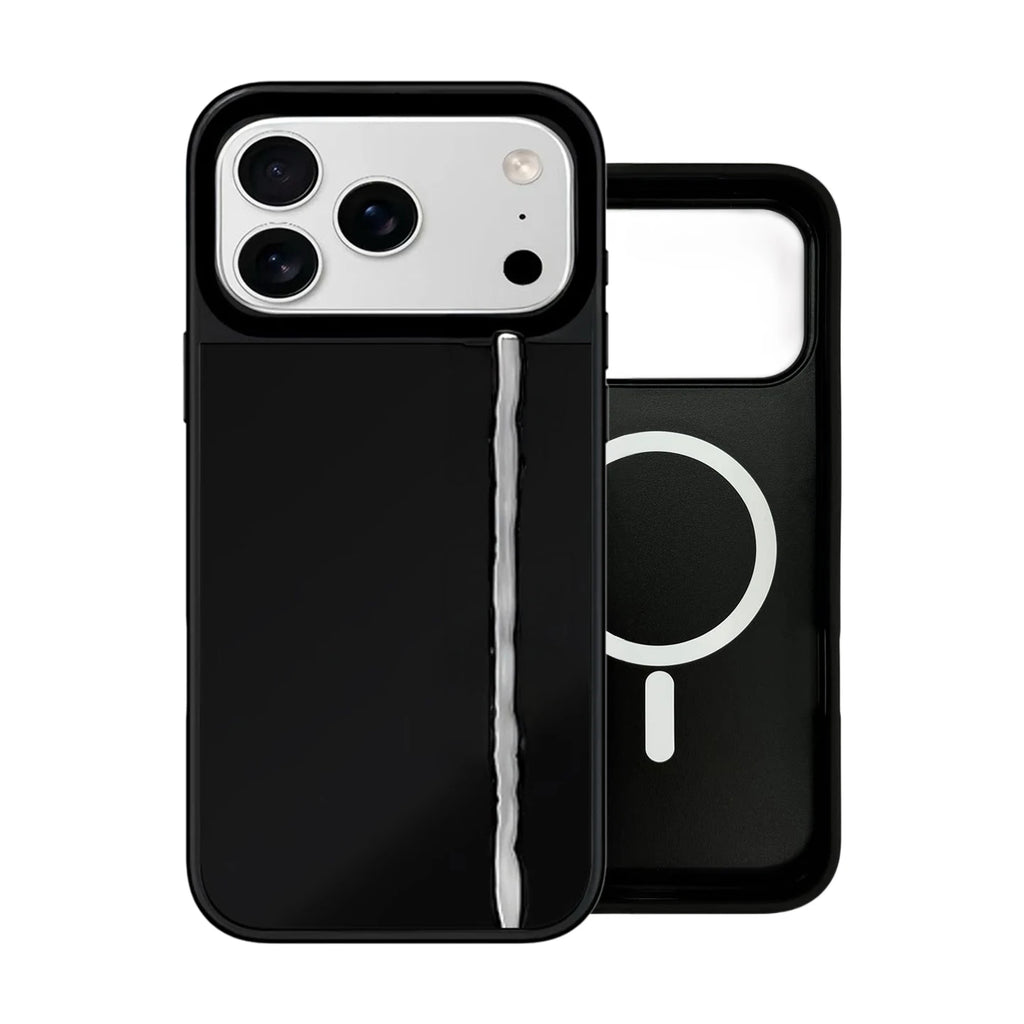 6090487 Mirror Surface Magnetic Phone Case Cover for IPhone 13 14 15 16 17 18 Pro Max Case Multicolor Quake mirror (MagSafe) iPhone 14 Pro Max