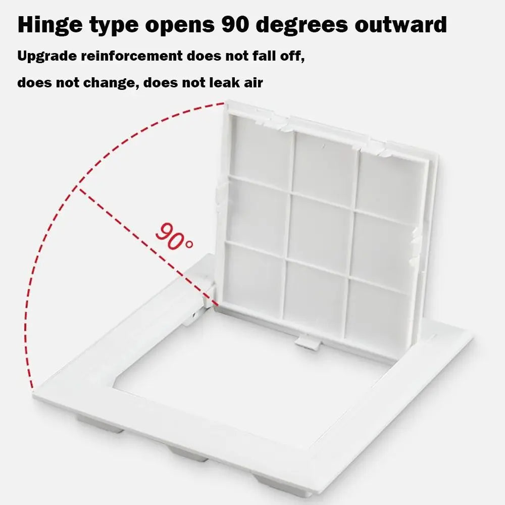 Universal White Access Panel Door Plastic Removable Inspection Hole Opening Flap Cover Plate Doors Wall Ceiling Quake