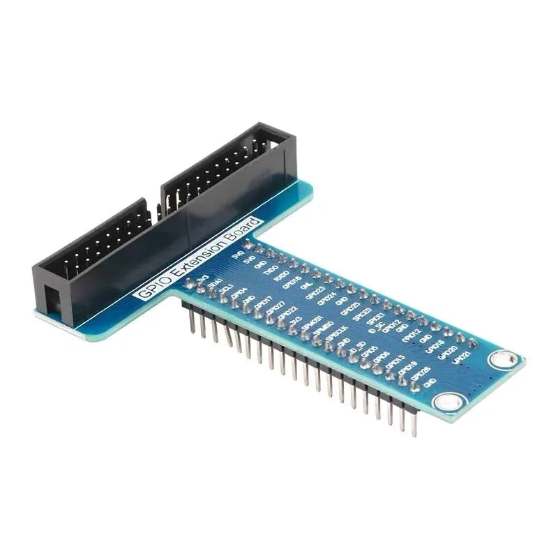 T-type GPIO Expansion Board 40Pin External Expansion Board Raspberry Pi 5 In-Line Breadboard Experiment Quake