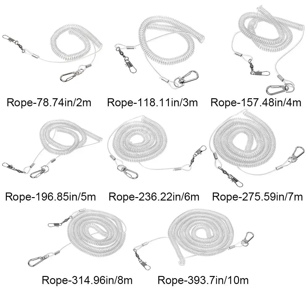 Bird Training Harness Cockatiel Flying Training Leash Parrot Bird Anti-bite Leg Ring Ultra-light Flexible Rope Quake