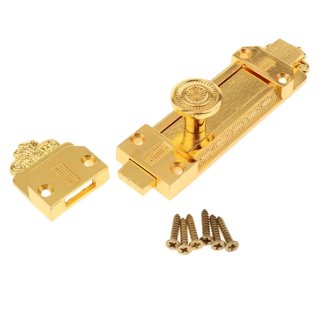 Vintage Window Bolt Lock Zinc Alloy Antique Bronze Fastener for Cupboard Door Interior Closet Protection Quake