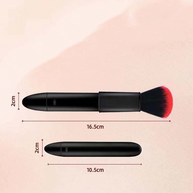 Electric Makeup Brush 10 Gears Rechargeable Multifunctional Blush Brush Face Brush Comfortable Soft for Home Travel Makeup Quake