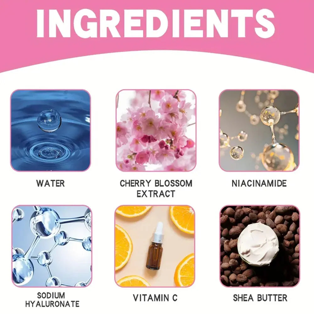 Cherry Blossom Flavor Hair Care Cream Hair Mask Improves Frizzy Tangled Hair Prevents Hair Breakage and Splitting 70g Quake