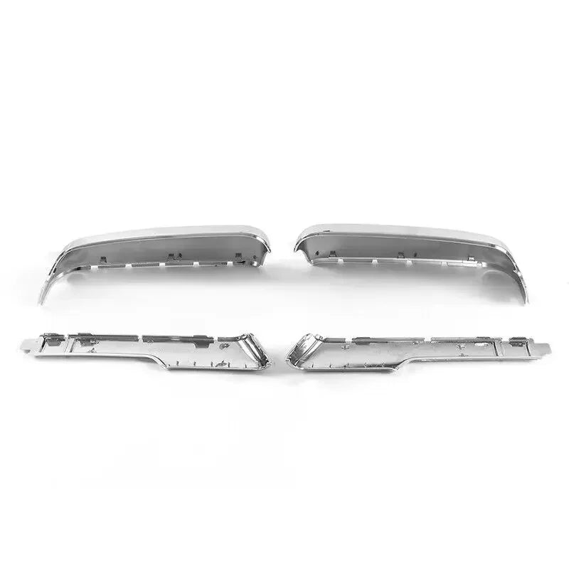 For Chevy Silverado GMC Sierra 2500 3500 2020-2023 Car Rearview Side Mirror Cover Wing Cap Exterior Door Rear View Case Trim Quake Silver