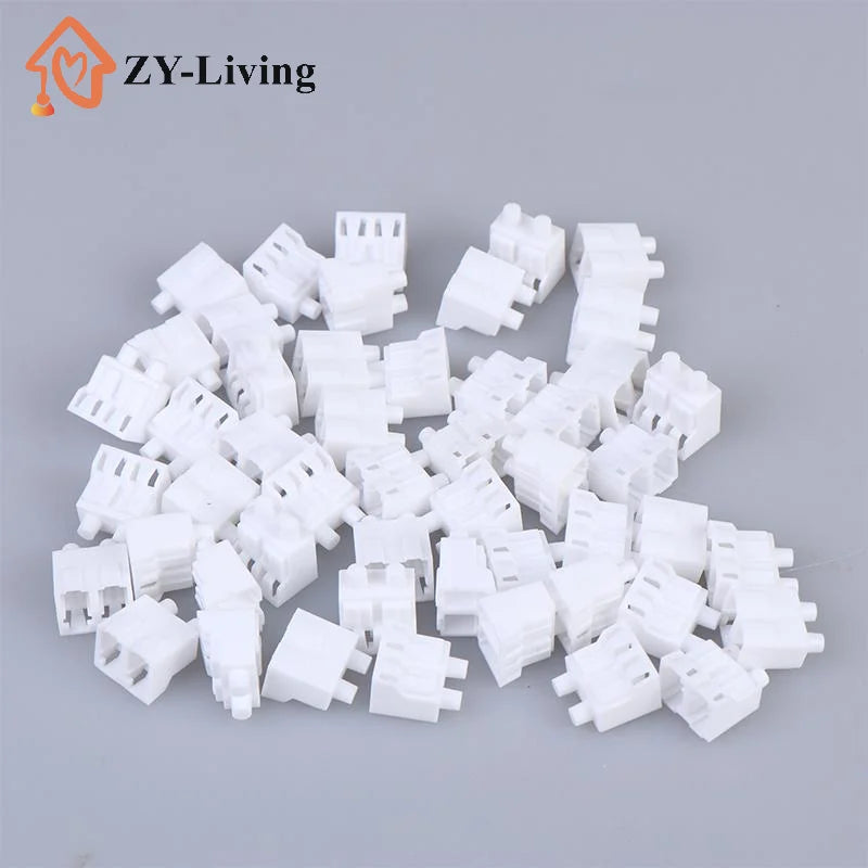 10pcs LC Duplex Fiber Optic Tool Dust Cover Connector, Dust Protective Cap For Optical Patch Cord Cable Quake