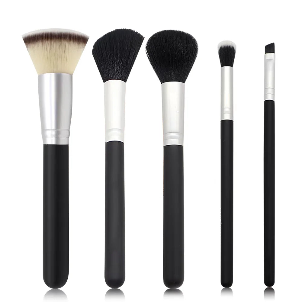 Makeup Brushes Foundation Loose Powder Concealer Blending Blush Brush Professional Cosmetic Beauty Makeup Tool Quake 5pcs