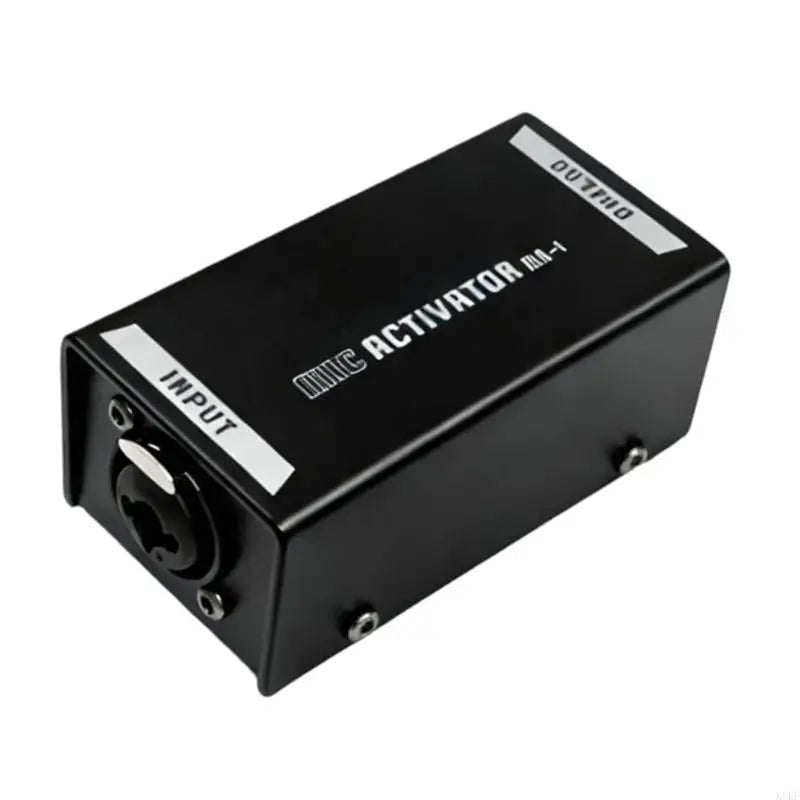 XLR Boosters Preamp for Recording Chains, Compactly Metal Mics Preamplifier with XLR Input and Output for Studio and K1KF Quake K1KF8NB905117-BK-1 CN