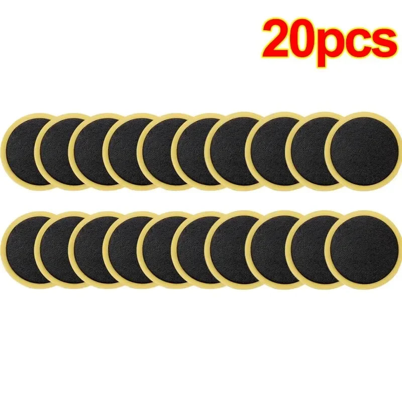 30/20/10PCS Bicycle Glue-free Tire Patches Tool Quick Repairing Tyre Protection Patch Adhesive Quick Drying Bike Accessories 30/ Quake 20PC SAVE 22 Percent
