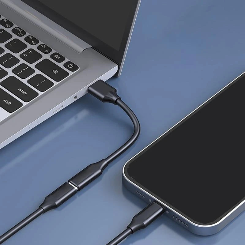 USB 3.2 Male To Type C Female Adapter Cord Fast Speed 10Gbps Data Sync And Charging For Devices With USB A Port K1KF Quake