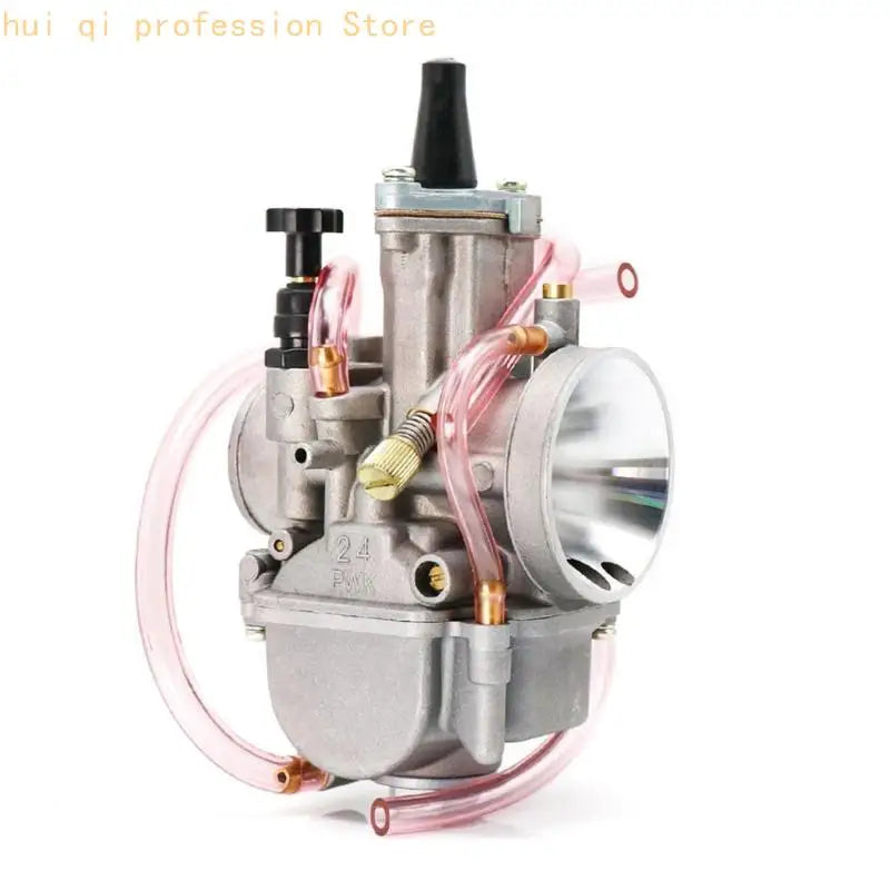 Upgraded Motorcycle Carburetor 21-34mm Motorcycle Modification for Motorbike H8WE Quake 24mm CN