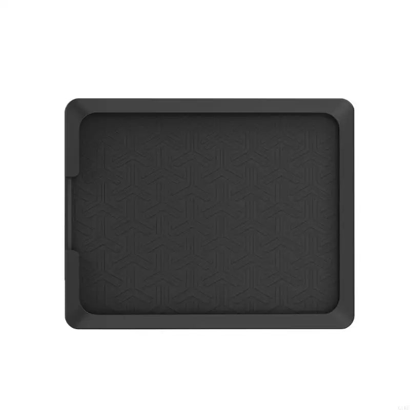 Flat Dish Protective Cover, Silicone Panel Sleeve with Rear Stand Opening for V5 Antennae Storage, Home Use, and Daily K1KF Quake Black CN