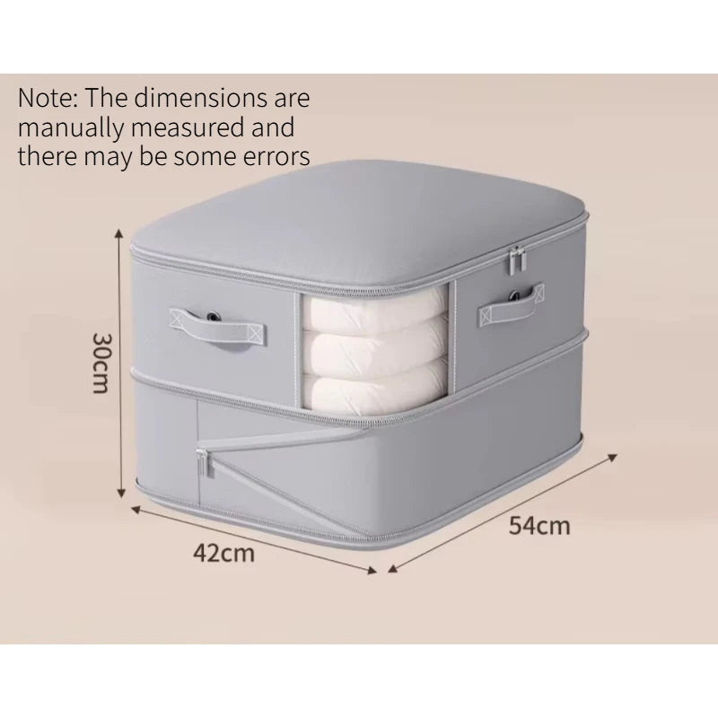 1PC Twill See Through Vacuum Storage Compression Bag Large Capacity for Quilt Down Jacket Clothes Wardrobe Organization Quake