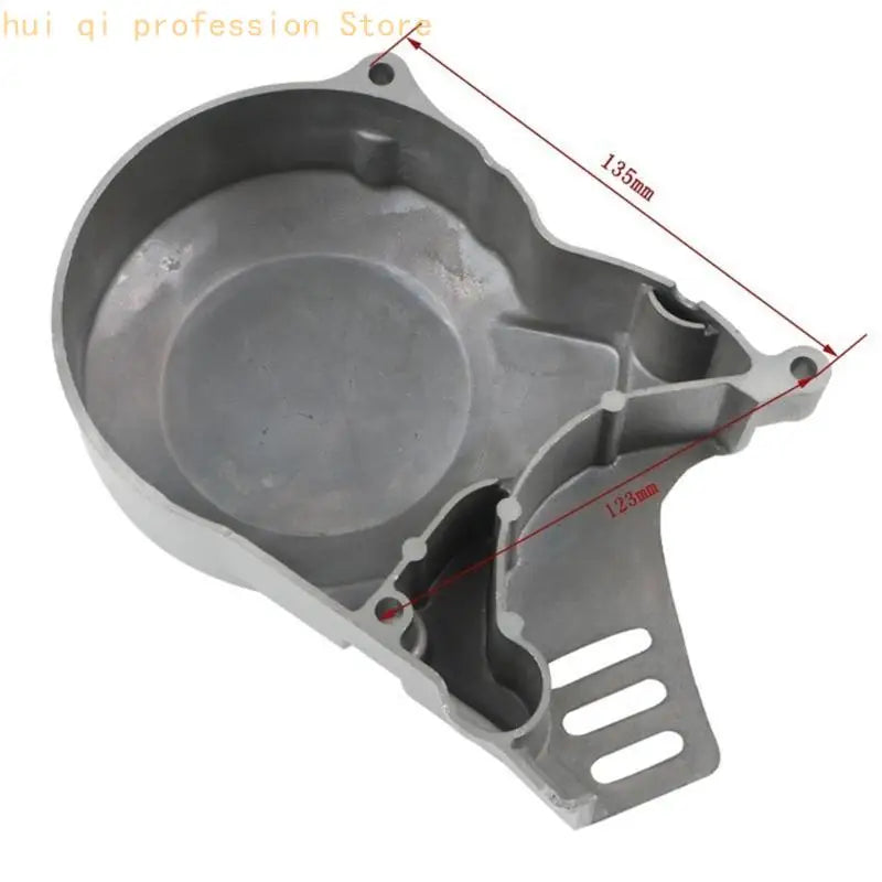 Motorcycle Side Housing Cover with Slotted Guard, Left Side Replacement H8WE Quake