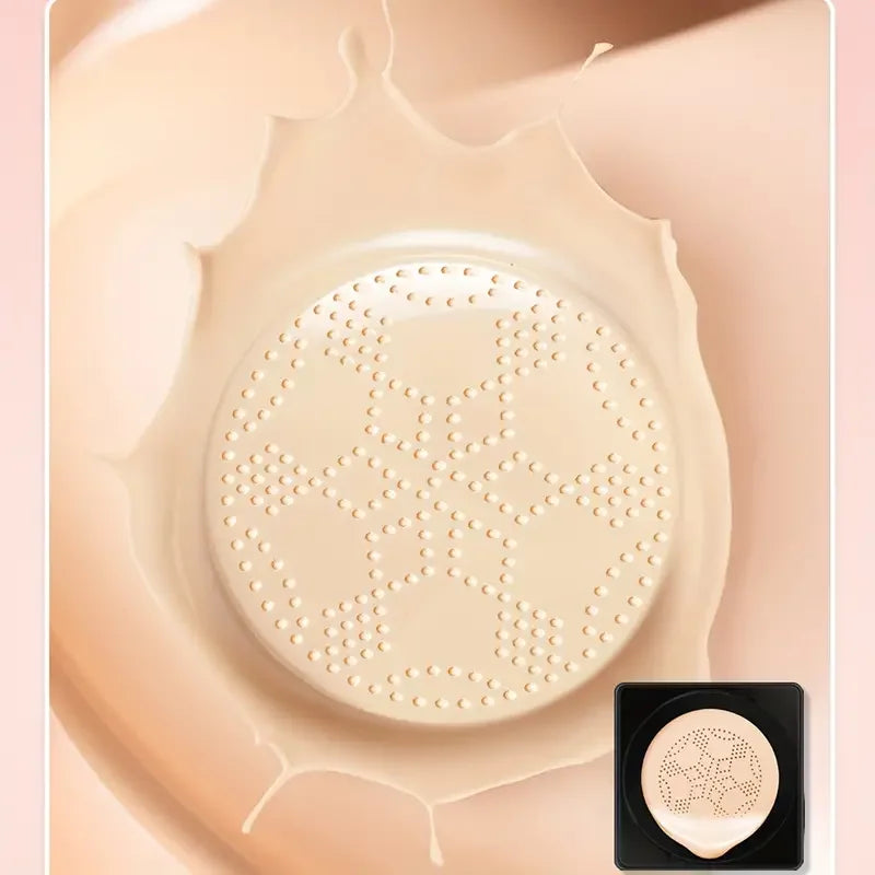 Mushroom Head Air Sponge BB Cream Foundation,Full Coverage, Long-lasting Moisturizing,Concealer Base Makeup,Natural Nude makeup Quake