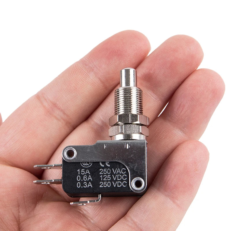 1pc M10 V-15-1CQ Limit Micro Fretting Switch Plug Panel Type Point Action Travel Switch Quake