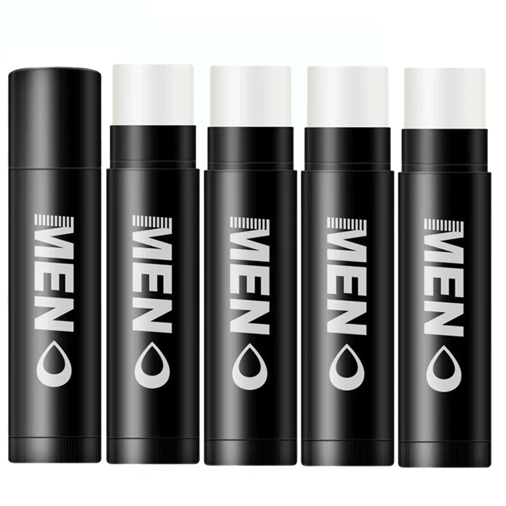 Hydrating Men's Lip Balm with Natural Finish, 8 Scents Mens Moisturizing Lip Balm Repairing Dry Cracked Lips Daily Lips Care Quake