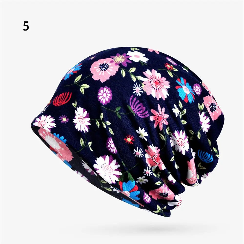 Sport Casual Soft Hair Loss Headscarf Sleep Caps Winter Warm Women Turban Hat Muslim Hijabs Head Wrap Chemo Hat Quake 5