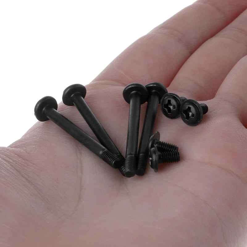 30 Pieces Case Fan Screws Fan Mounting Screw Radiator Screw Flat Head Tapping Screw Set Water Cooling Radiator Durable K1KF Quake
