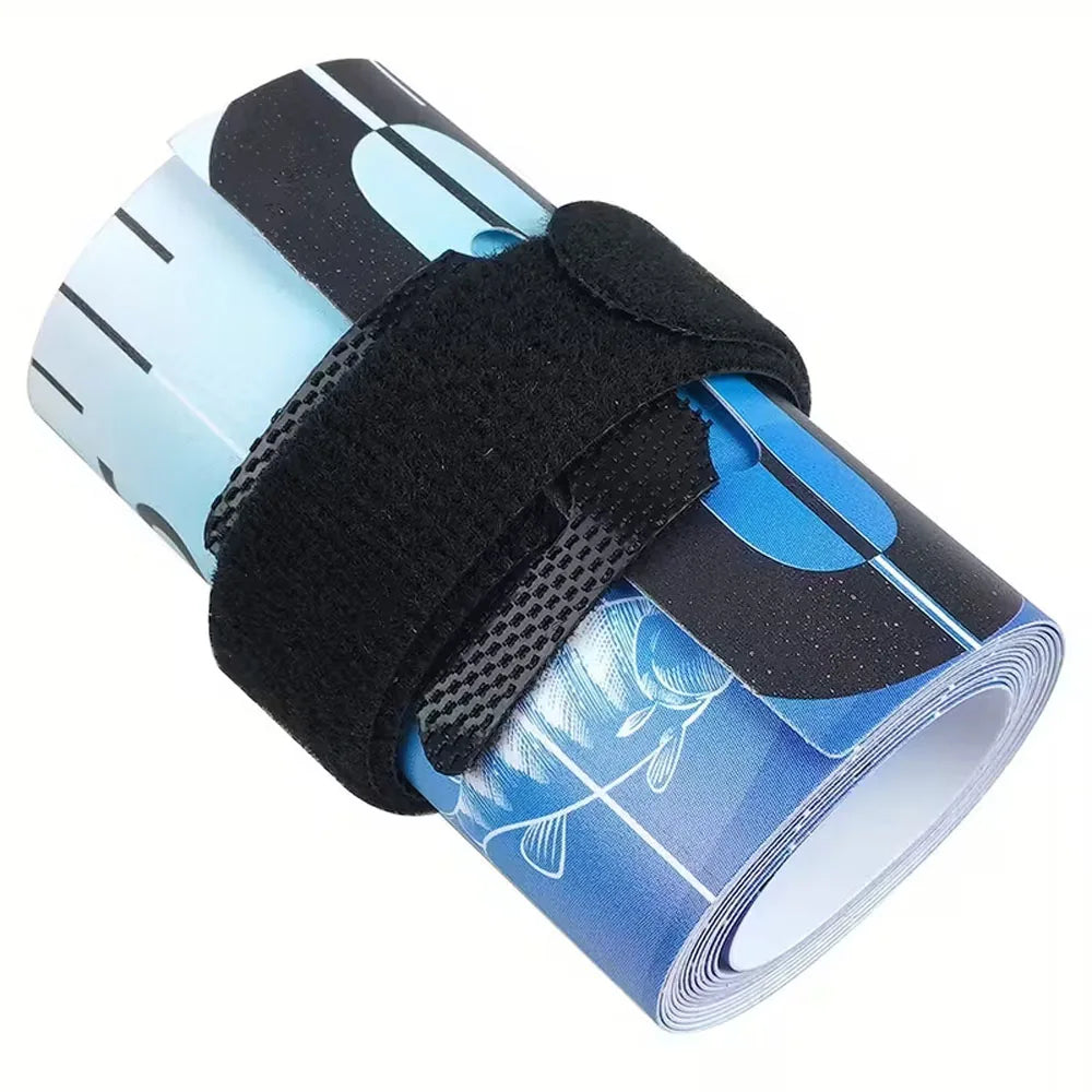 1Pc Fish Ruler Fish Measuring Tape Folding Fishing Ruler Roll up Fishing Tape Measure with Storage Strap Waterproof Pvc Fish Measuring Tape Quake Lanseyuchi