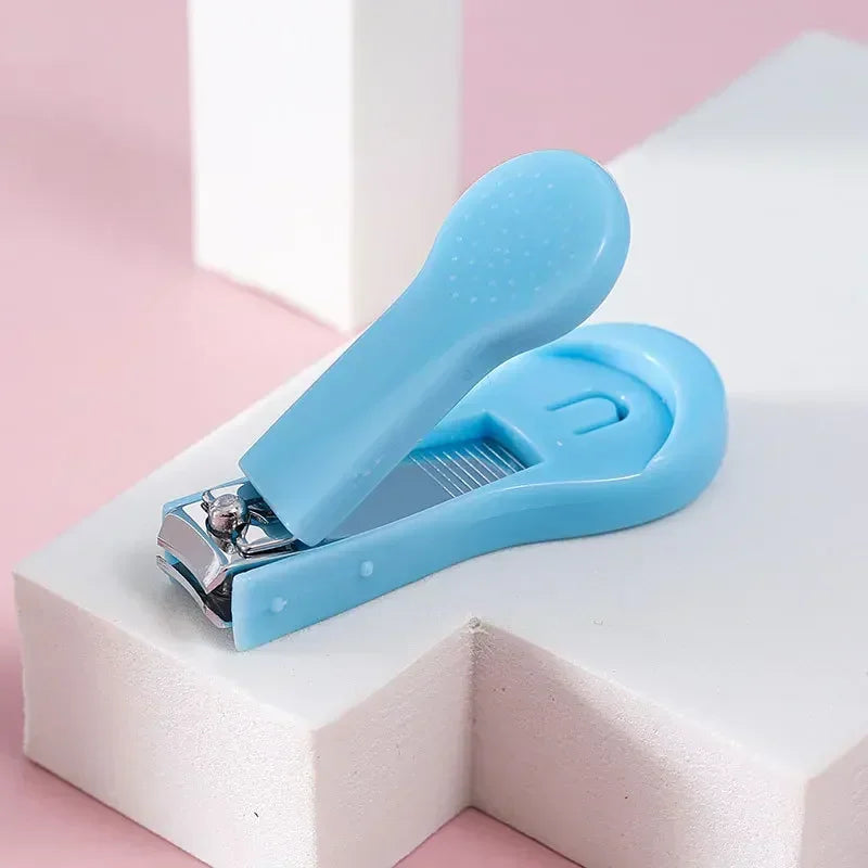 Baby Care Anti Stainless Steel Nail Clipper Baby Pinch Nail Repair Knife Baby Nail Clipper Newborn Bebes Accesorios Quake B385 NO.blue