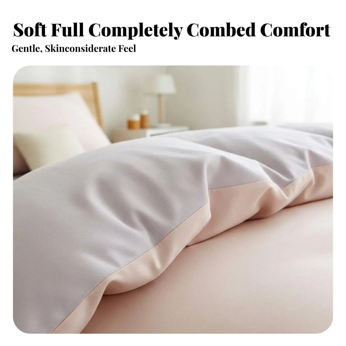Cotton Bed in a Bag Single Size 6 Piece Duvet Set with Comforter Insert and Mattress Pad for Dorm Room Quake