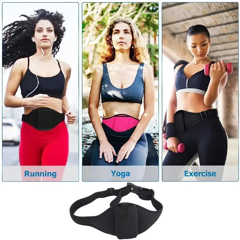 Adjustable Mic Belt with Hands-Free Mic Holder - Secure Waist Carrier Pouch for Fitness Instructors,Public Speakers,Performancer Quake