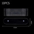 vvocci 10/20/30 Pcs Transparent Acrylic Nail Display Stand with Magnetic Practice Tips Holder for Gel Polish Manicure Tools Quake M475 10PCS
