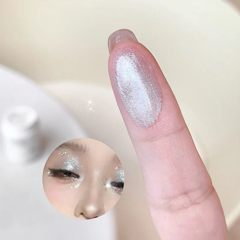Pearlescent Diamond Liquid Highlighter Contour High Gloss Finish Luminizer Makeup Gel Face Body Brighten Glitter Natural Contour Quake