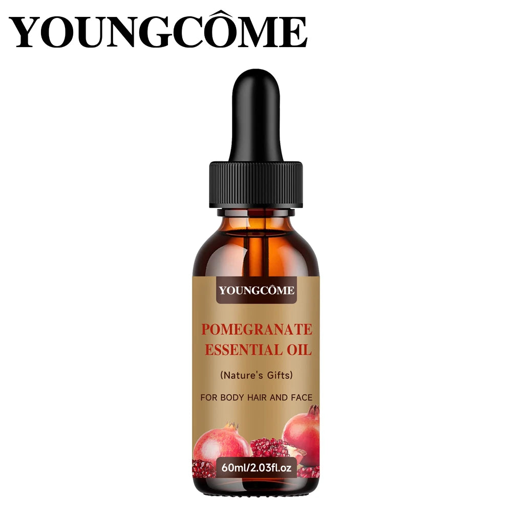 100% Organic Pomegranate Essential Oil with Biotin – Repairing Nourishing Hair Strengthens, Hydrates & Revitalizes Damaged Hair Quake