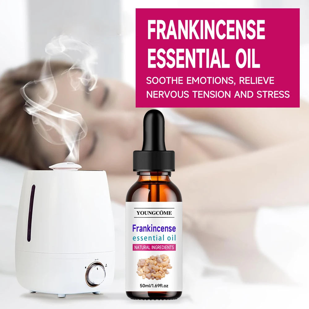 Frankincense Essential Oil Silky Smooth Hair Moisturizes and Softens Hair, Hair Care Essential Oil Prevents Improves Hair Loss Quake