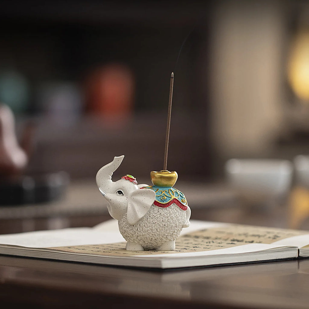 Auspicious Incense Holder Ornament for Home Indoor Incense Tea Table Tea Ceremony Incense Chinese Tea Table Aromatherapy Quake