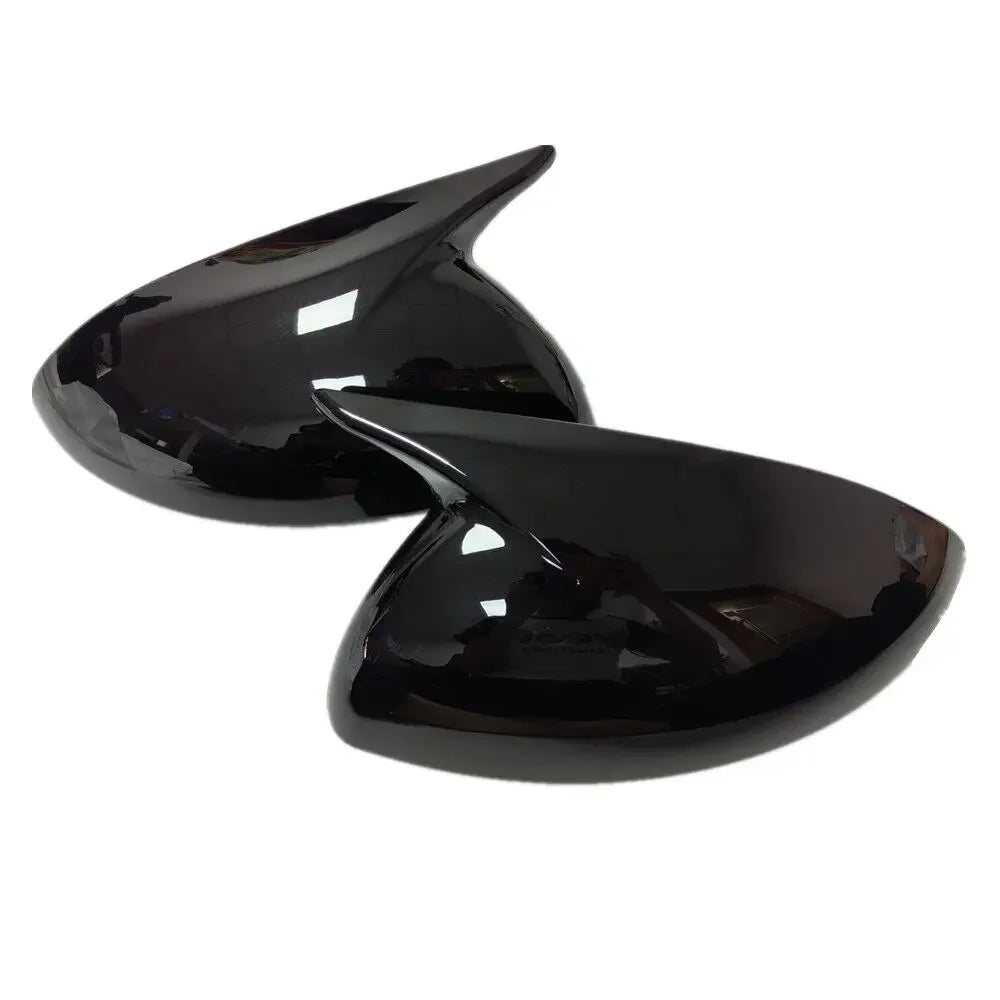 For Dacia Sandero 2021-2024 Car Sticker Rearview Side Mirror Cover Wing Cap Exterior Door Rear View Case Trim Carbon Fiber Look Quake