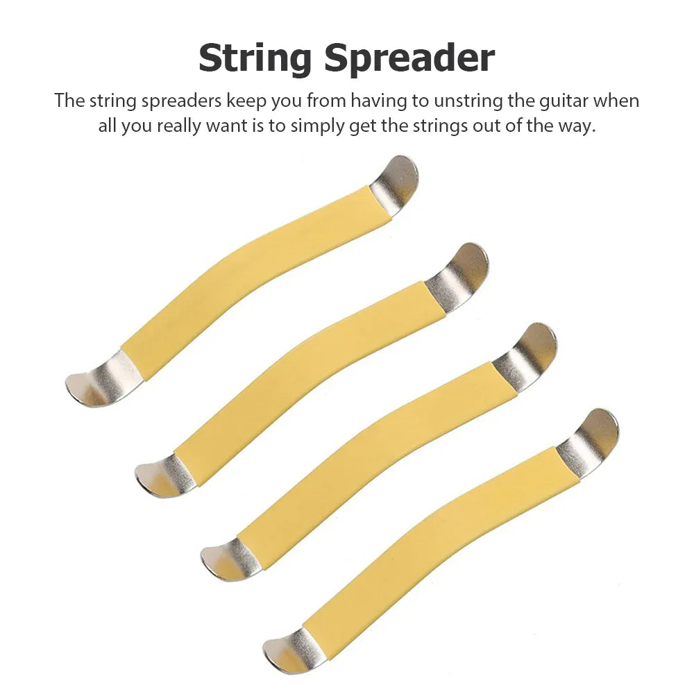 16pcs Guitar Fret Sanding Fingerboard Guards Guitar String Separator Tools Luthier Tool Fretboard Protector for Dressing Frets Quake