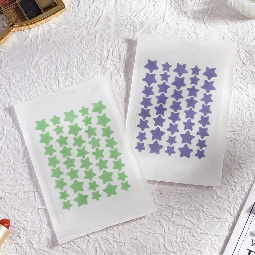 40 Counts Stars Shape Acne Pimple Patches Invisible Concealer Waterproof Blemish Spot Pimple Cover Stickers Face Beauty Skincare Quake