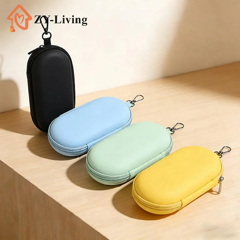 Portable Simple Hard Shell Double Glasses Case Dual Sunglasses Cases Double Eyeglass Storage Box For Women Men Quake