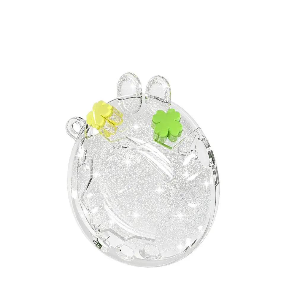 For Tamagotchi Paradise Case Flexible Silicone Splash Resistant Protective Shell Bunny Ears Flower Clover Cute Accessory Quake A