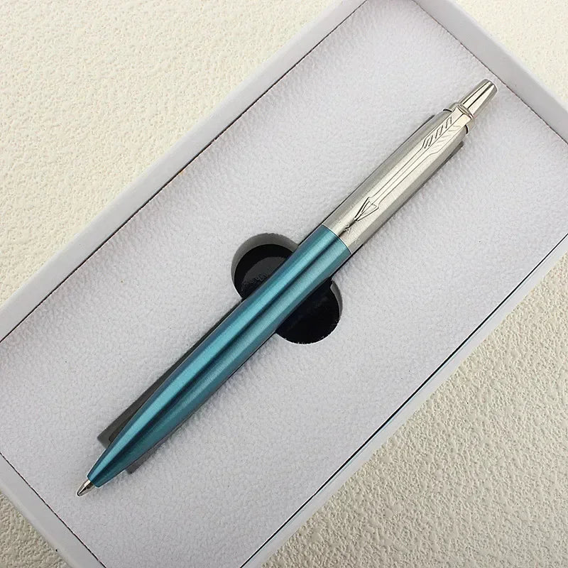 New Luxury Metal Ballpoint Pen Office Commercial Press Metal Pens Gift Automatic Ball Pens for School Quake (NOT BOX) 1