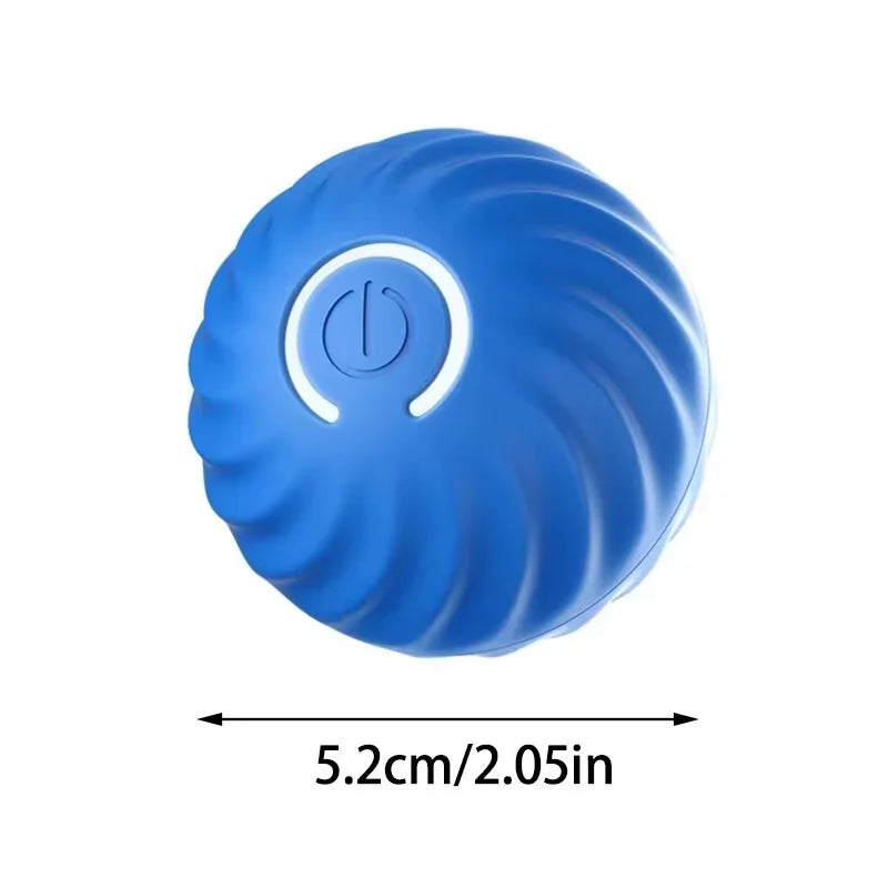 Dog Toys Intelligent Gravity Jump Ball Rechargeable Bite-Resistant Rolling Ball Cat And Dog Chase Interactive Pet Toys Quake
