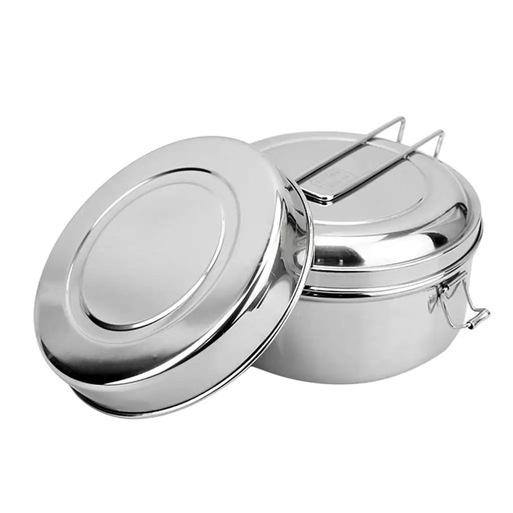 Stainless Steel Portable Fruit Container for Travel Camping, Warm or Cool at College, University, Office, , Quake Large