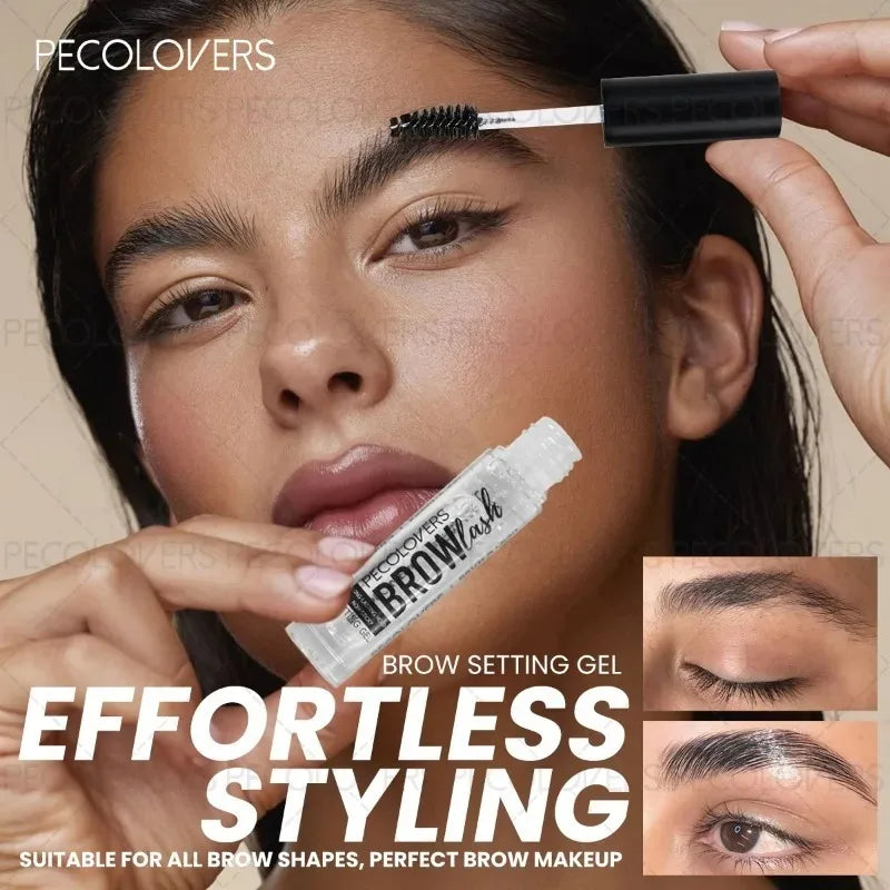 1PC Transparent Eyebrow Gel with Black Cap, Eyebrow Shaping, Suitable for Festivals and Date Makeup, Eyebrow Cosmetics Quake