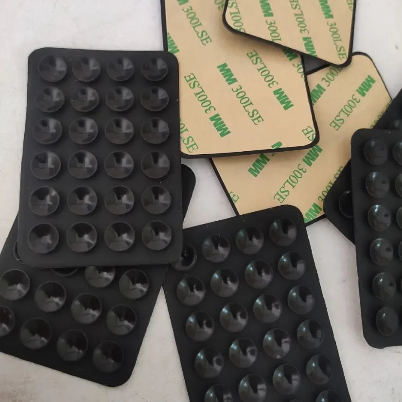 Silicone Suction Phone Holder Mat Multifunctional Suction Cup Wall Stand Square Anti-Slip Single-Sided Case Mount Back Sticker Quake