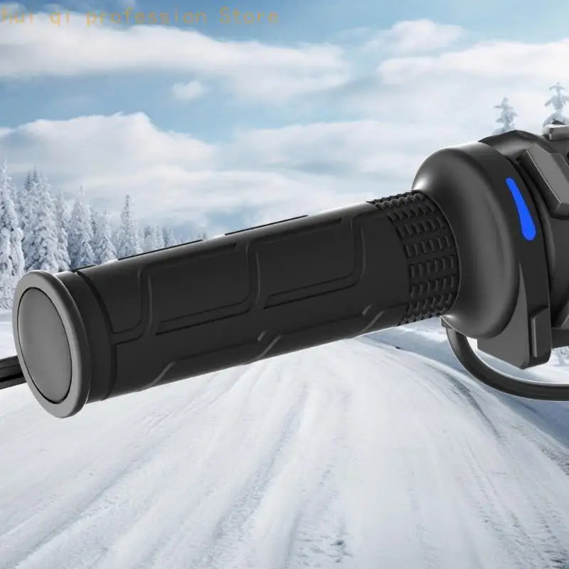 Intelligent Chip Controlled Heated Motorcycle Grips 6 Speed Memory for Winter H8WE Quake