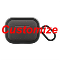 Custom TPU / Matte / Silver Protective Case with Hook for AirPods 4 Pro3 Pro Earbuds Charging Box Cover Quake matte Airpods Pro
