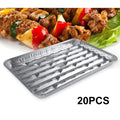 Eco-friendly Aluminum Grilling Pans Disposable Roasting Trays for Picnics Camping Charcoal Gas Barbecue Quake Default Title