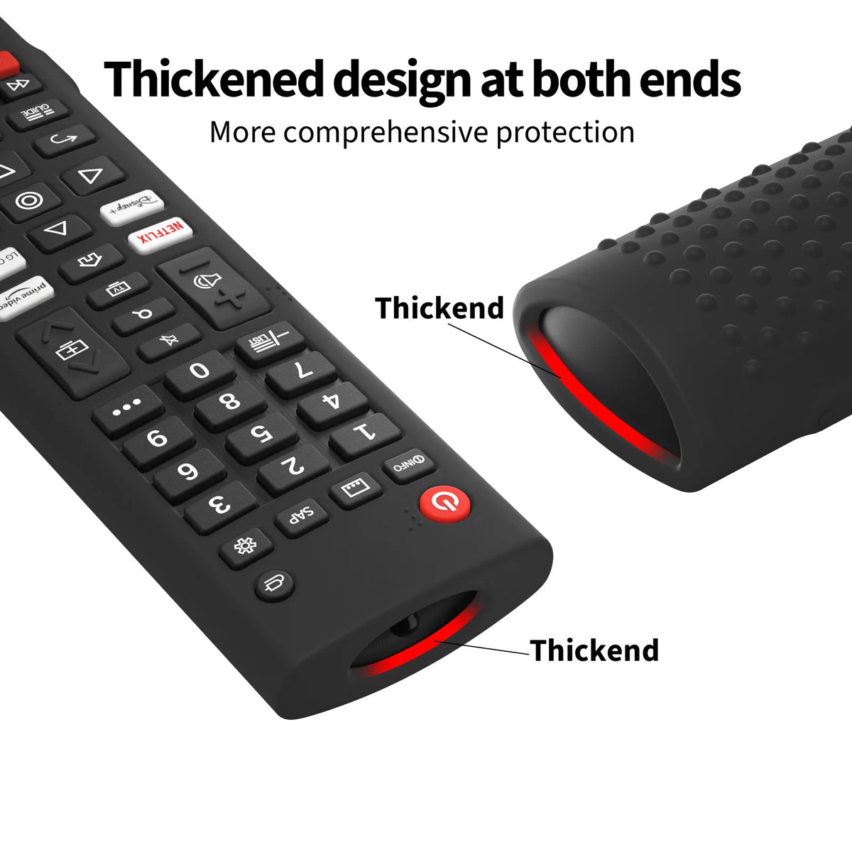 New For LG AKB76040302 LG AKB75375604 Remote Control Case Soft Silicone Protective Cover Compatible Replacement Accessories Quake