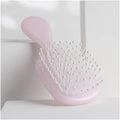 Air Cushion Hair Comb Children Travel Portable Anti-static Smooth Mini Hair Brush Candy Color Small Scalp Massage Hair Care Comb Quake Square pink