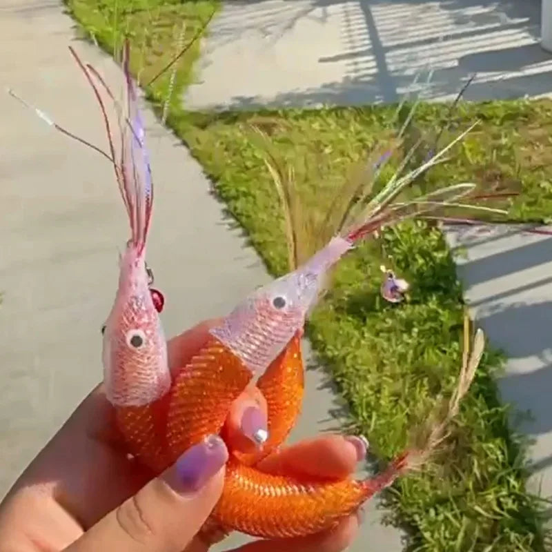 Multifunctional Cat Toy Feather Teaser Wand Replacement Head Wool Shrimp Enrichment Toy For Pet Self Play Chewing Quake