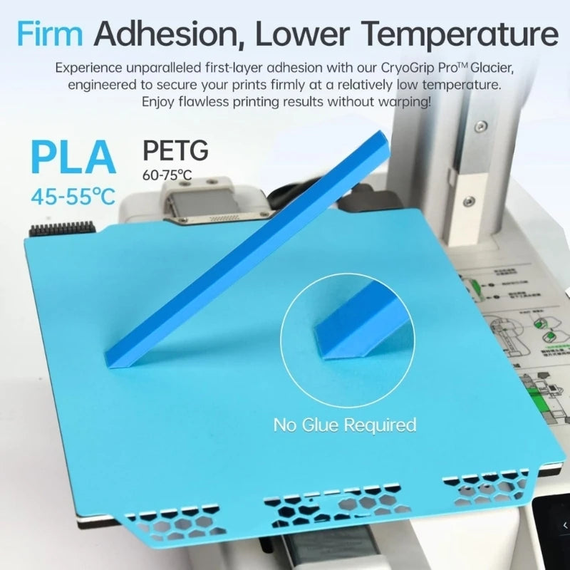 Double Side Steel Build Plate Textured Plate Replacement Low Temperature Printing Build Plate Replacement for 3D K1KF Quake