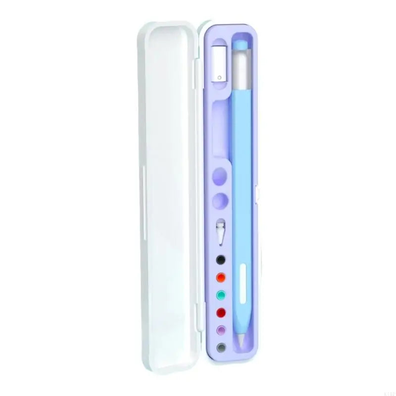 Universals Storage Case For Pencil 1st And 2nd Generation With Silicone Protections And Multiple Compartment Design K1KF Quake for Purple CN
